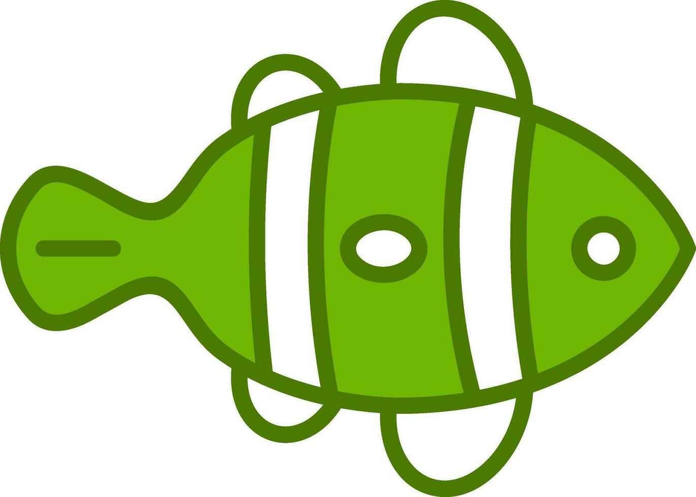 Clown Fish Vector Icon