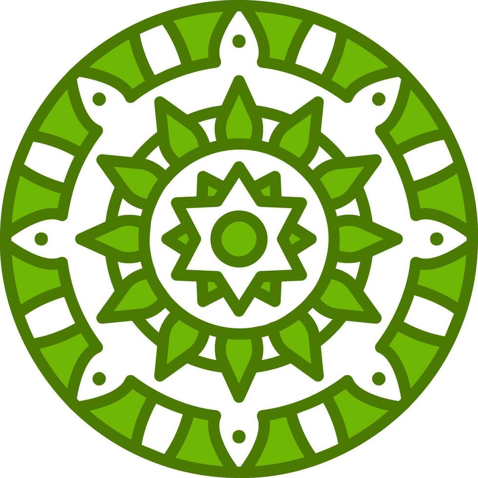 icono de vector de mandala