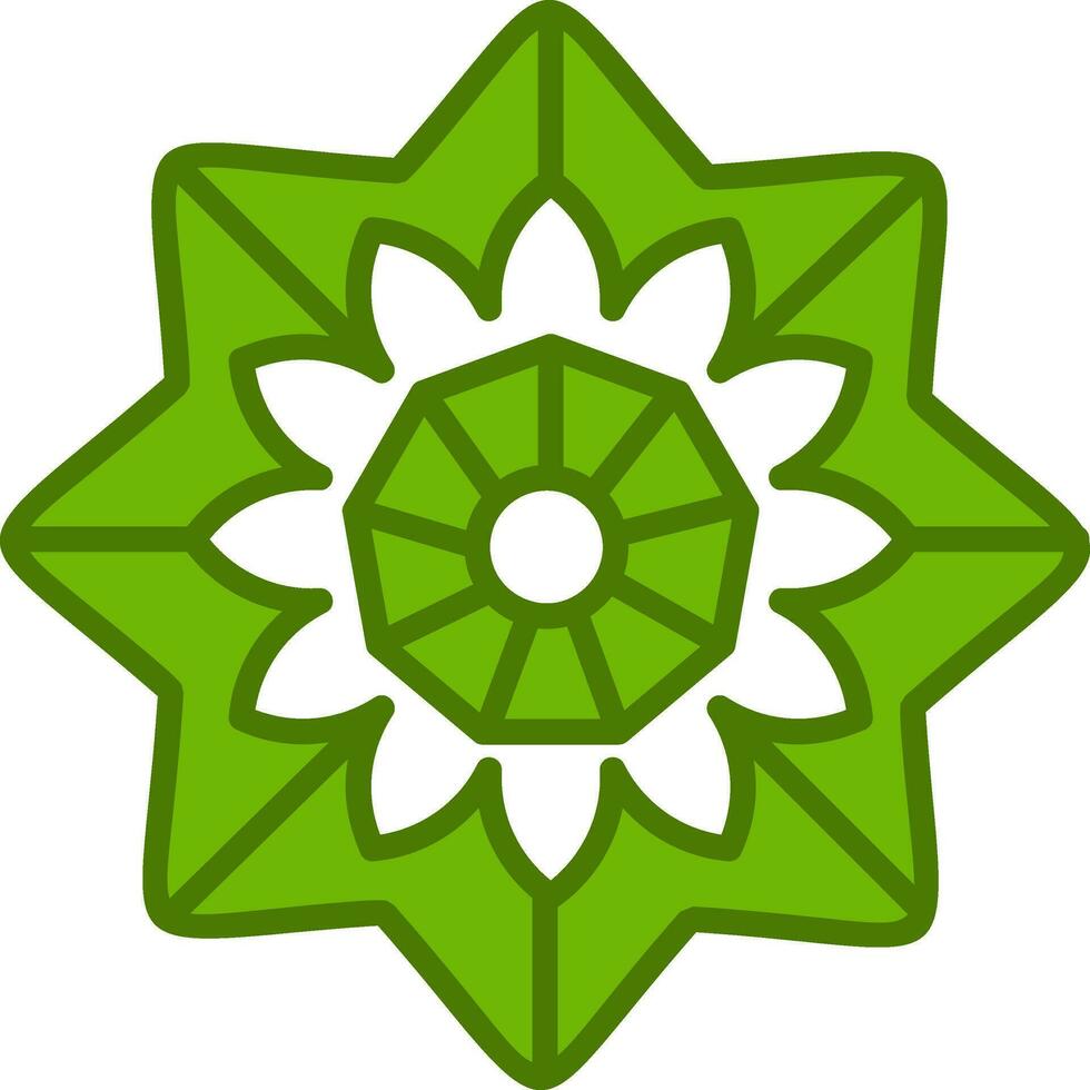 icono de vector de mandala