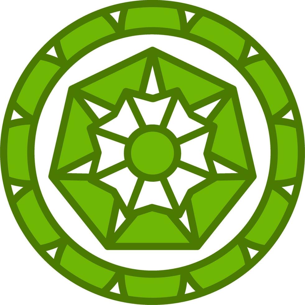 icono de vector de mandala