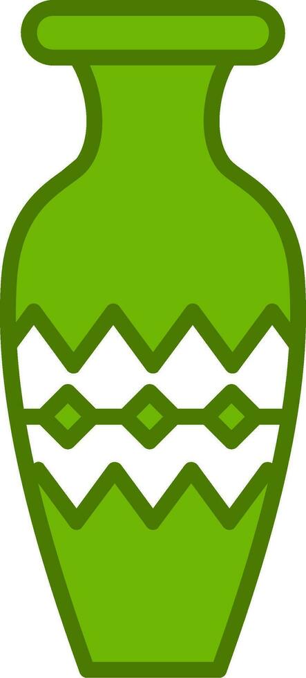 icono de vector de florero