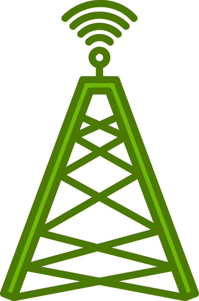 icono de vector de antena