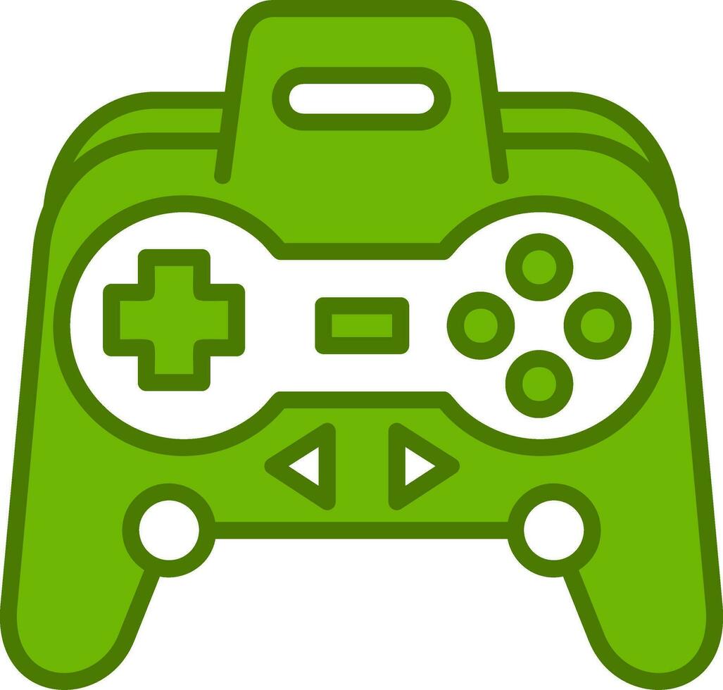 icono de vector de controlador de juego