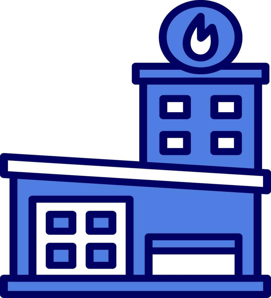Fire Station Vector Icon