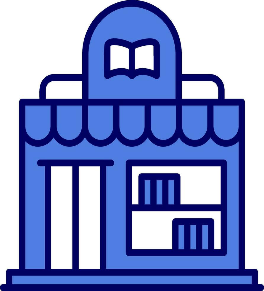 libro tienda vector icono