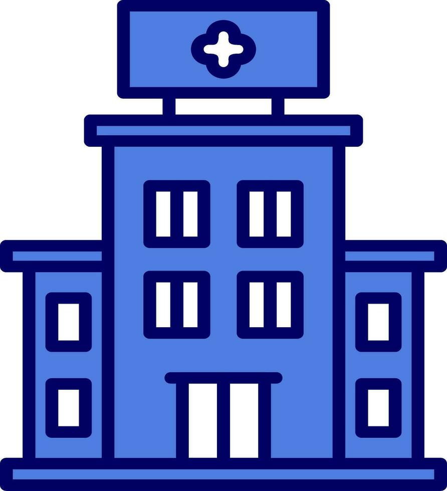 Hospital Building Vector Icon
