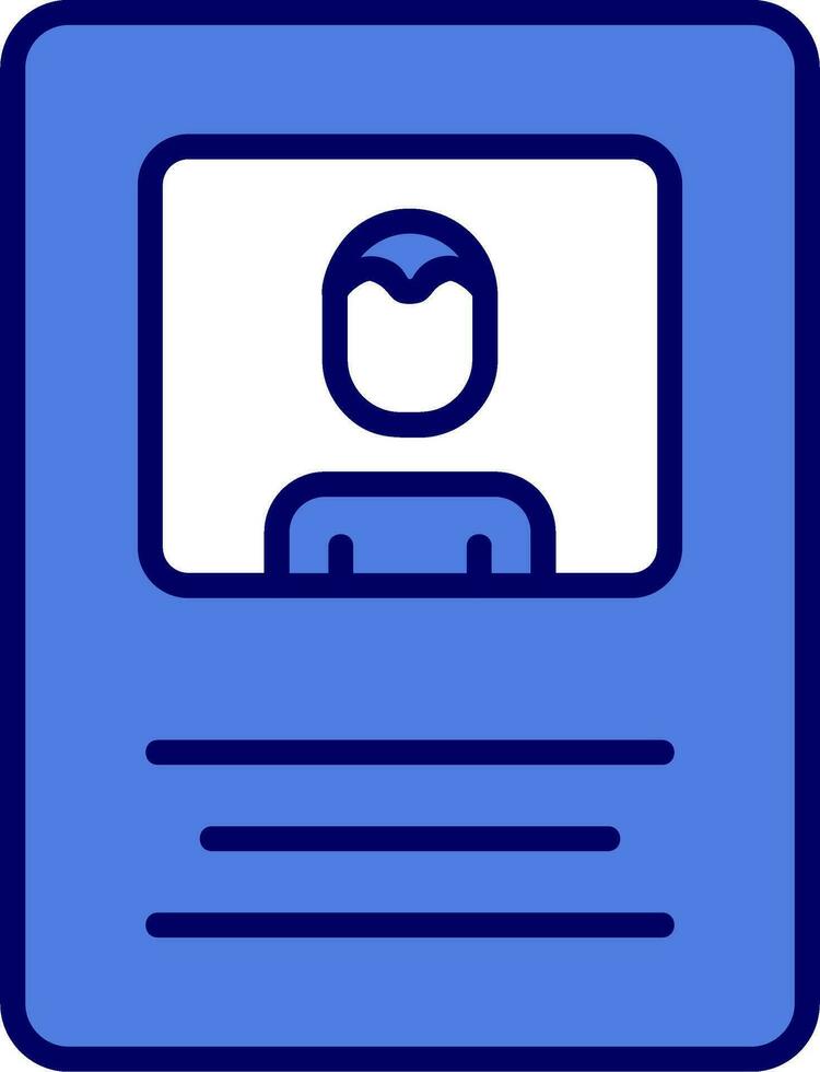 Name Tag Vector Icon