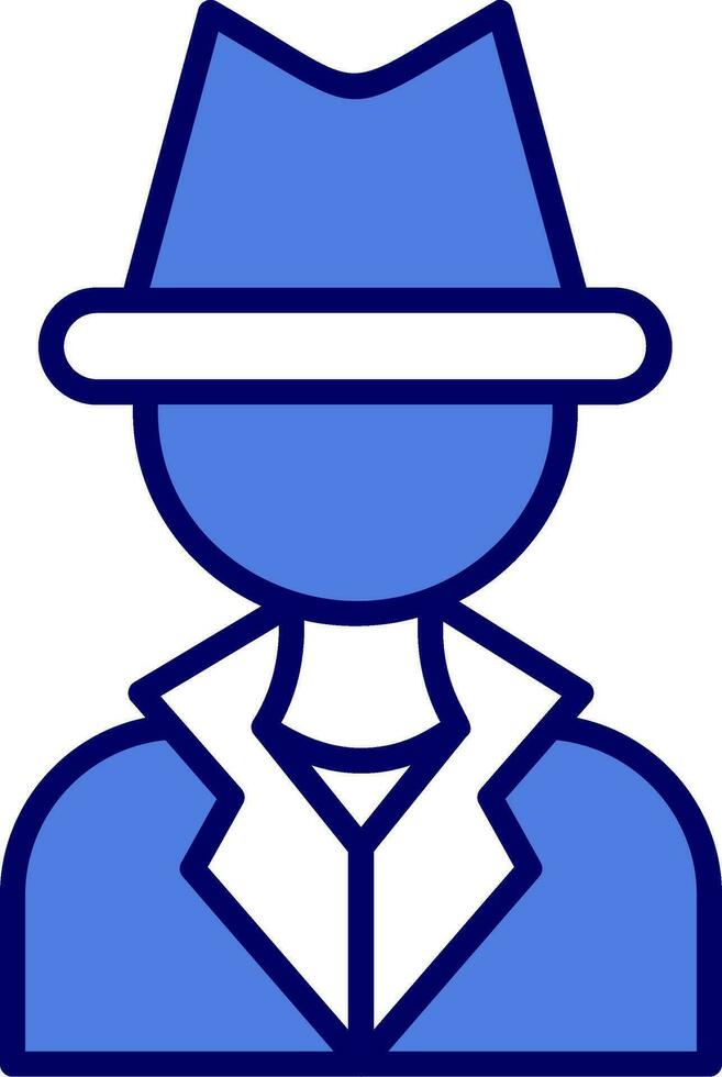 icono de vector de detective