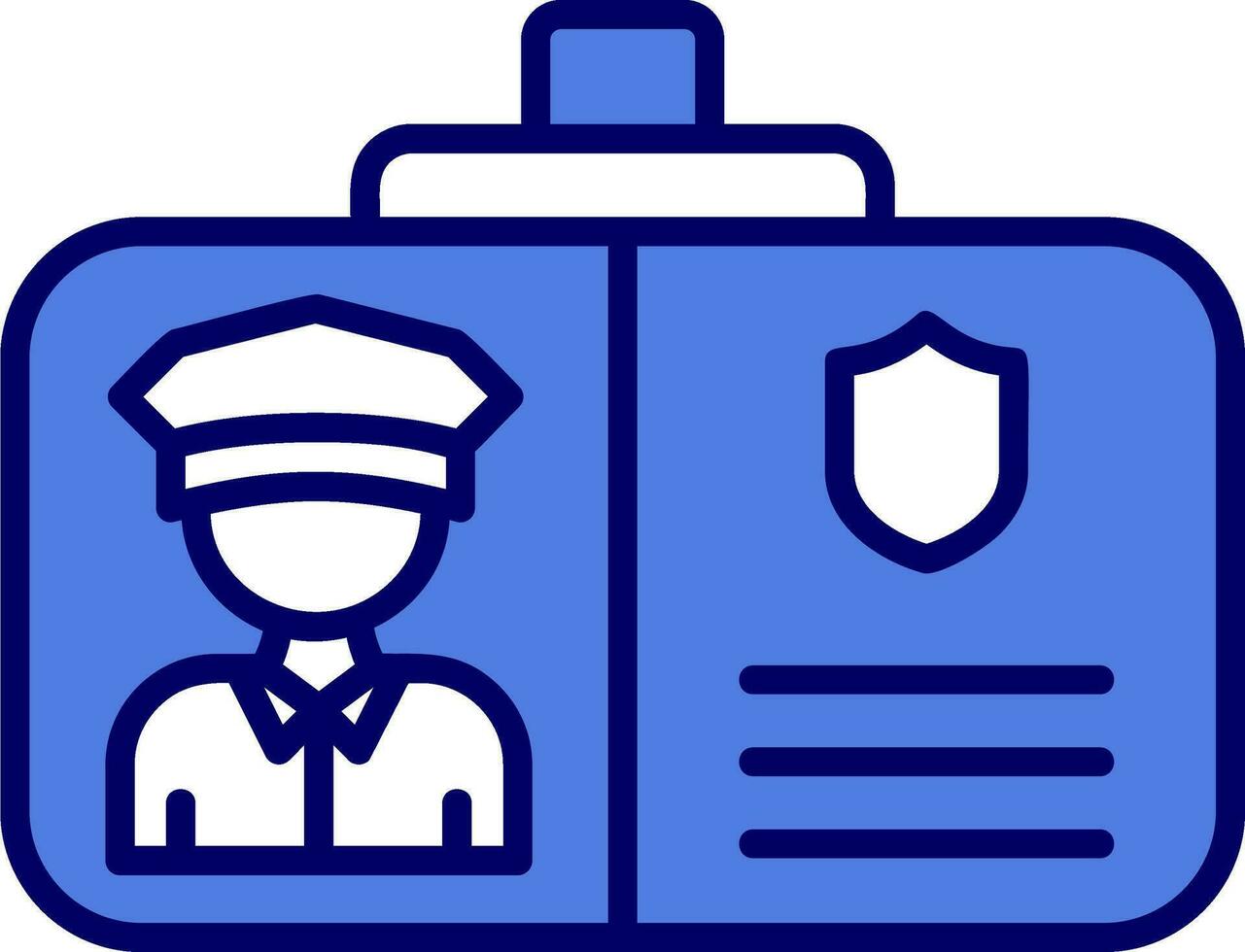 Police Identification Vector Icon