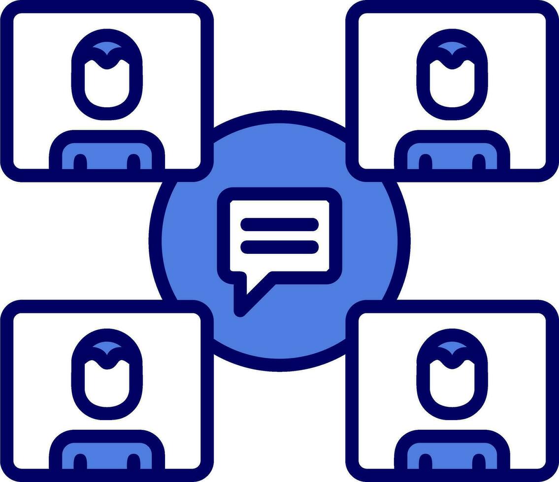 Group Chat Vector Icon