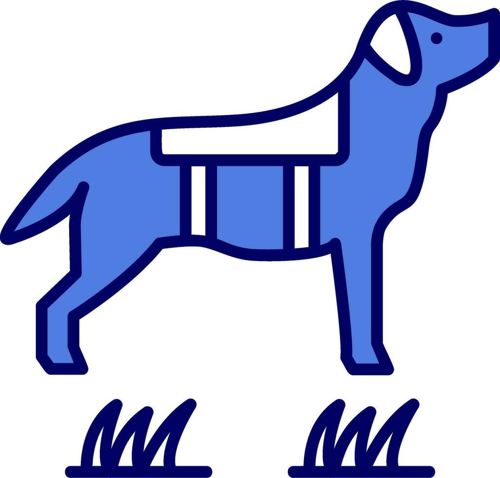 Police Dog Vector Icon