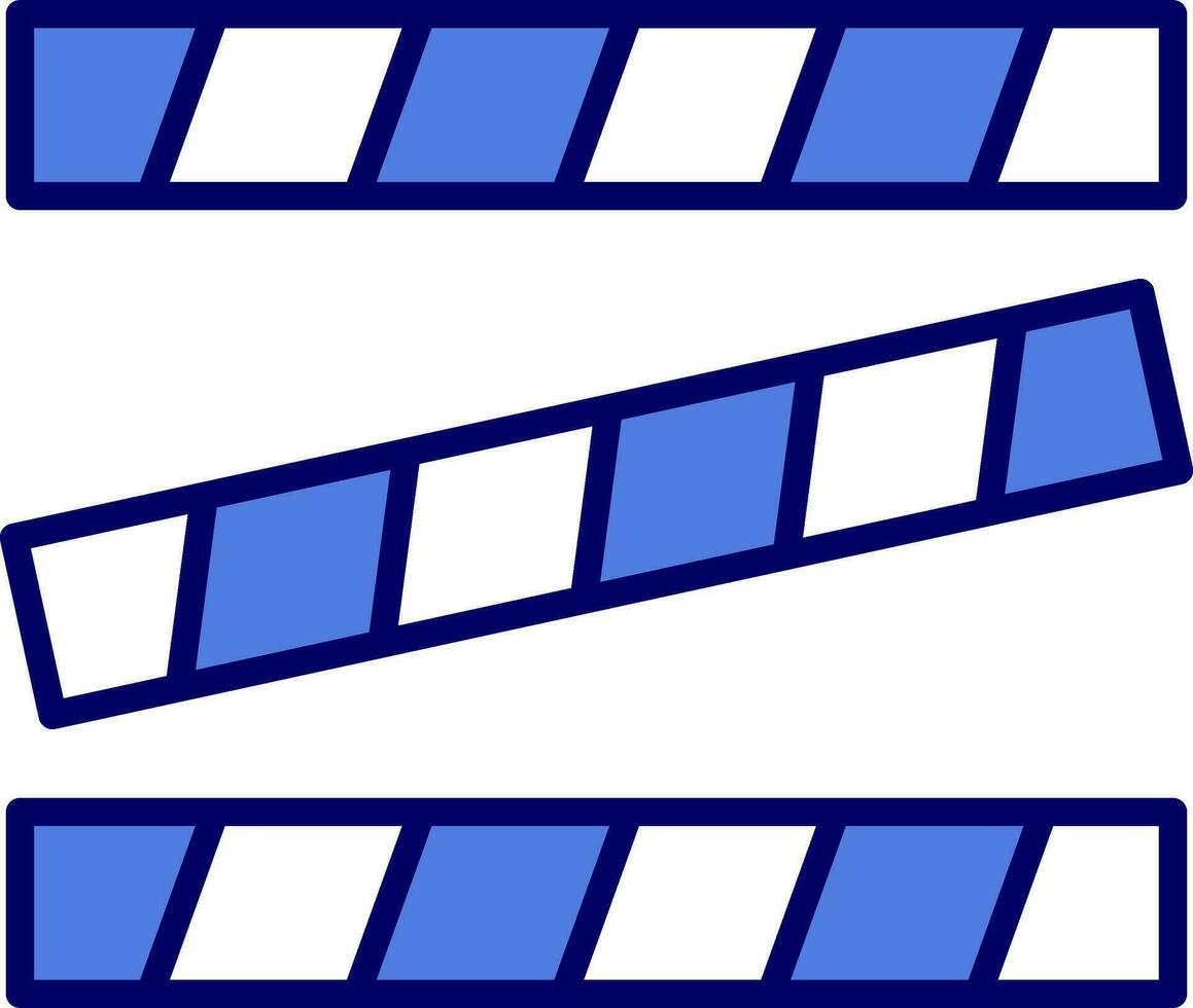 Police Line Vector Icon