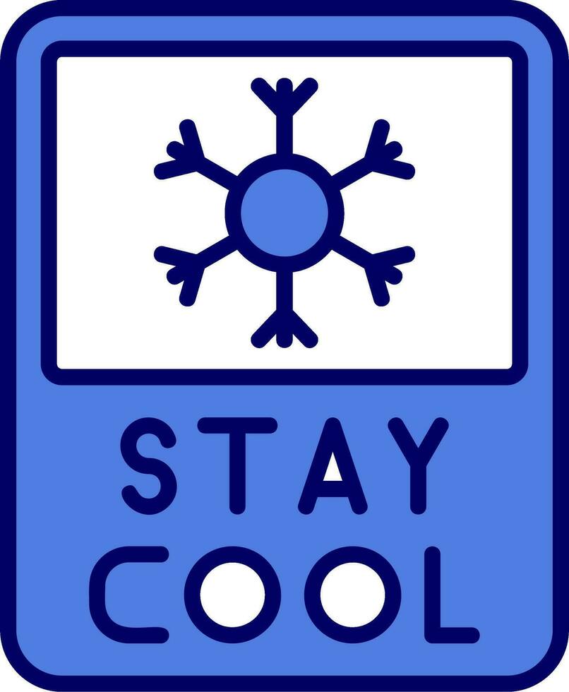 Stay Cool Vector Icon