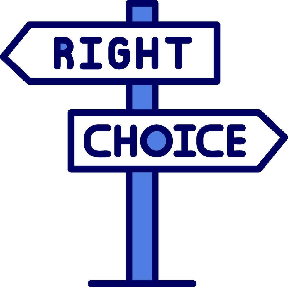 Right Choice Vector Icon