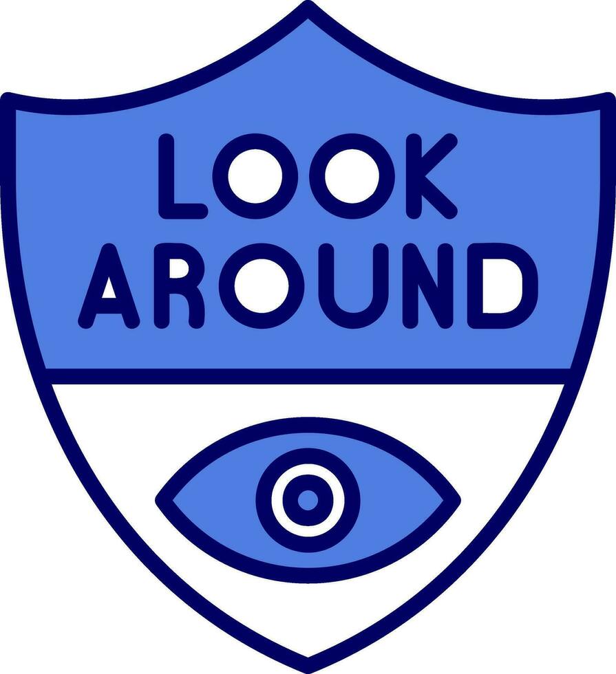 Look Around Vector Icon