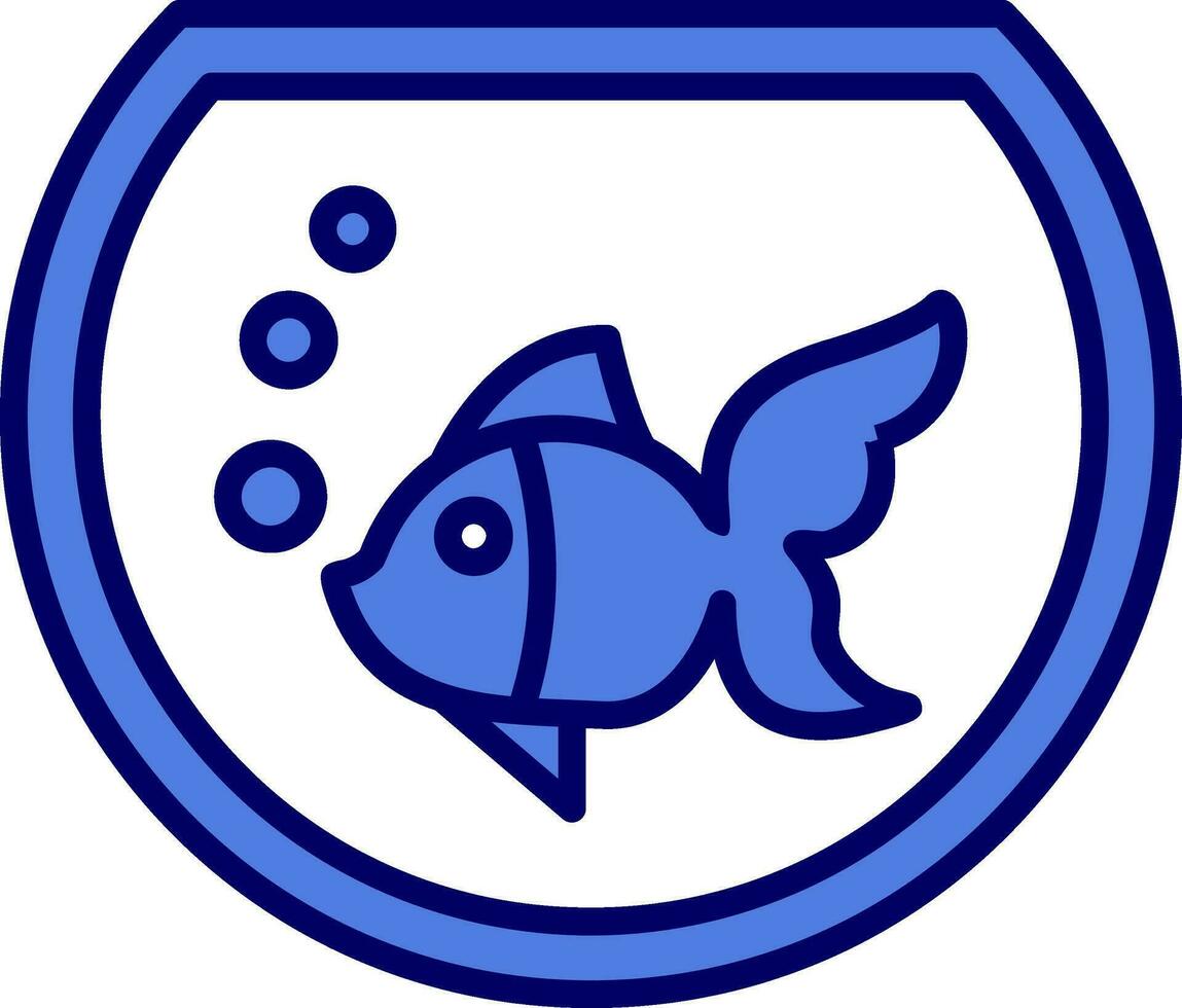 fish bowl Vector Icon