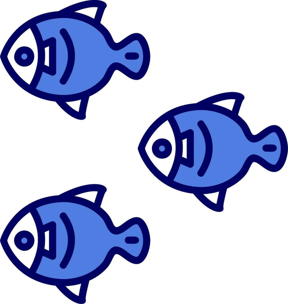 peces vector icono