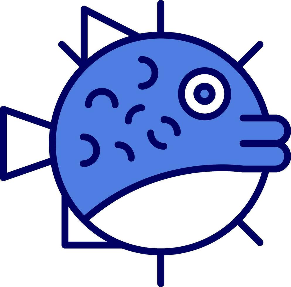 Puffer Fish Vector Icon