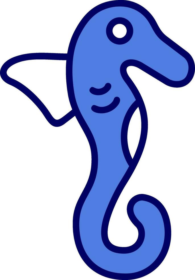 Seahorse Vector Icon