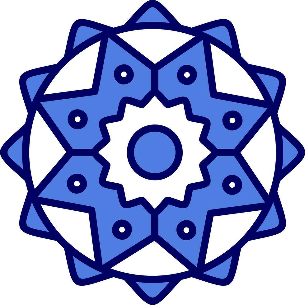 icono de vector de mandala