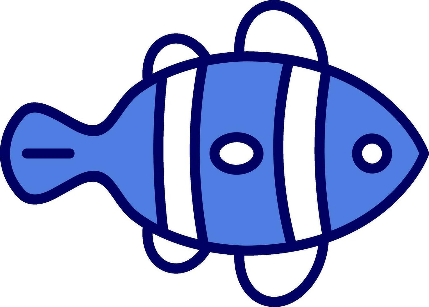 Clown Fish Vector Icon