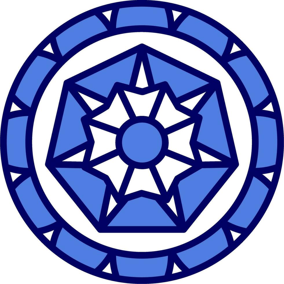 icono de vector de mandala