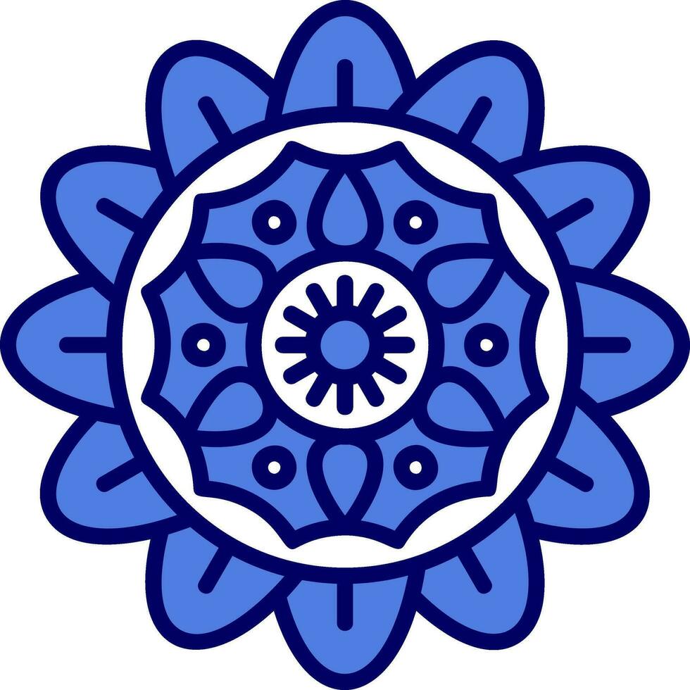 icono de vector de mandala