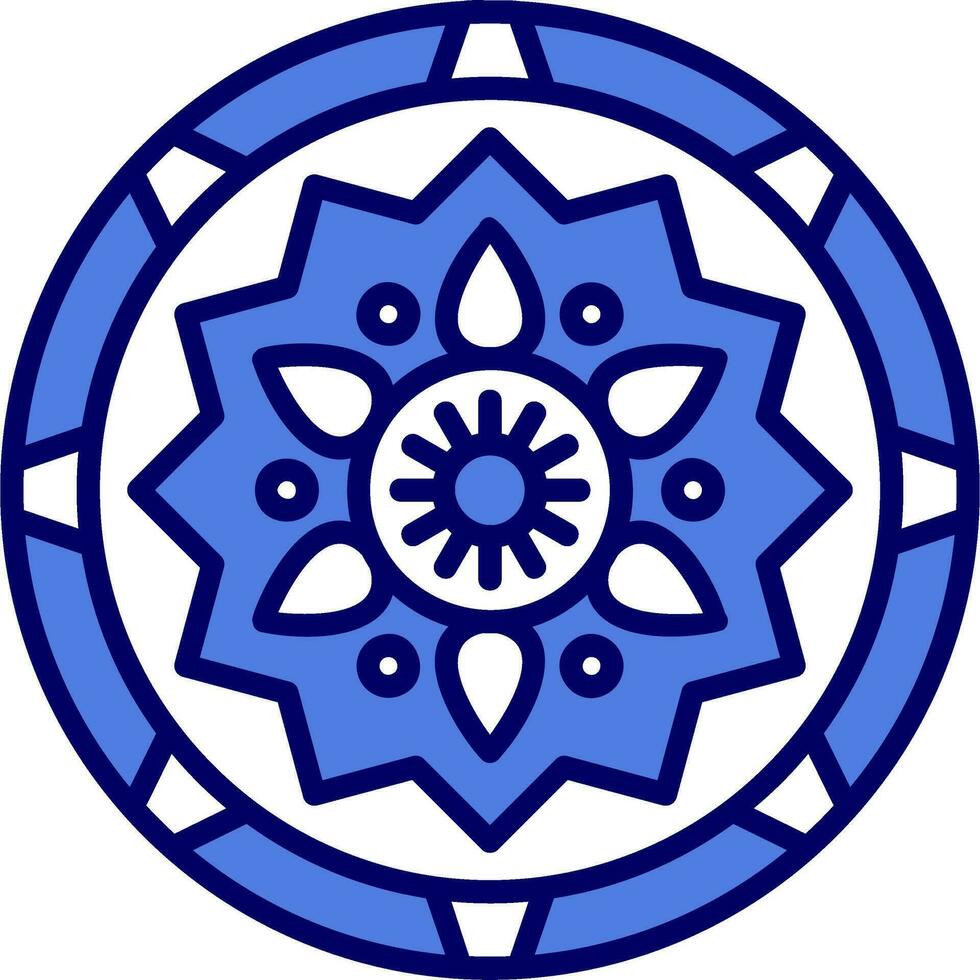 icono de vector de mandala