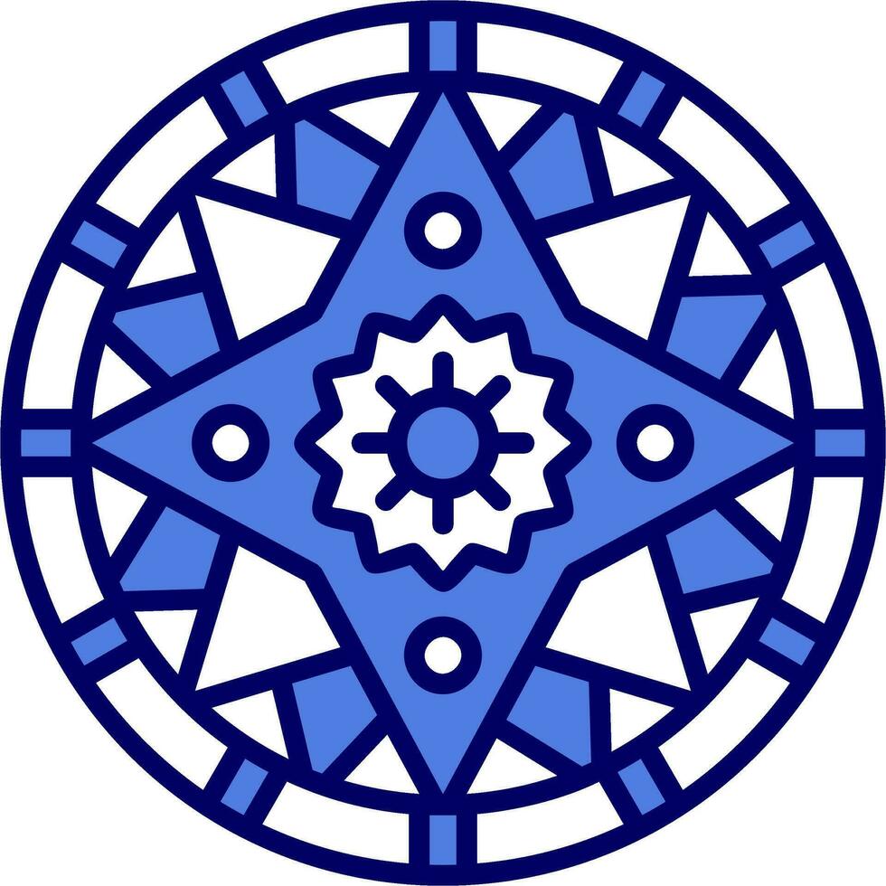 icono de vector de mandala