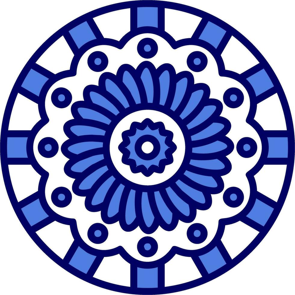 icono de vector de mandala