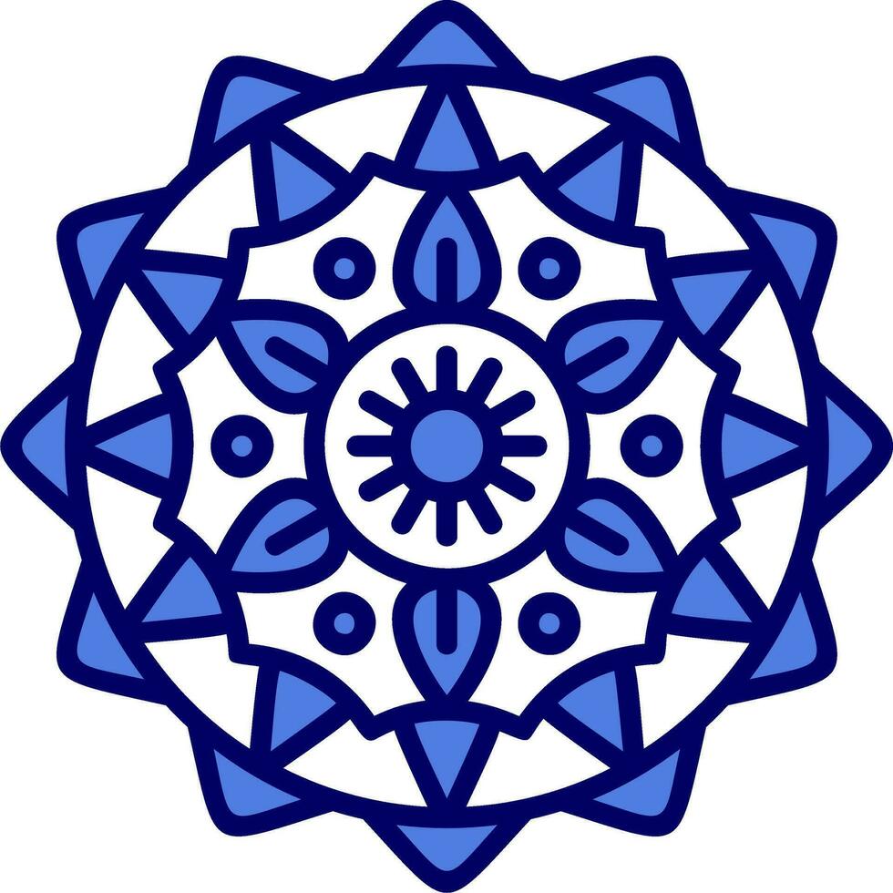 icono de vector de mandala