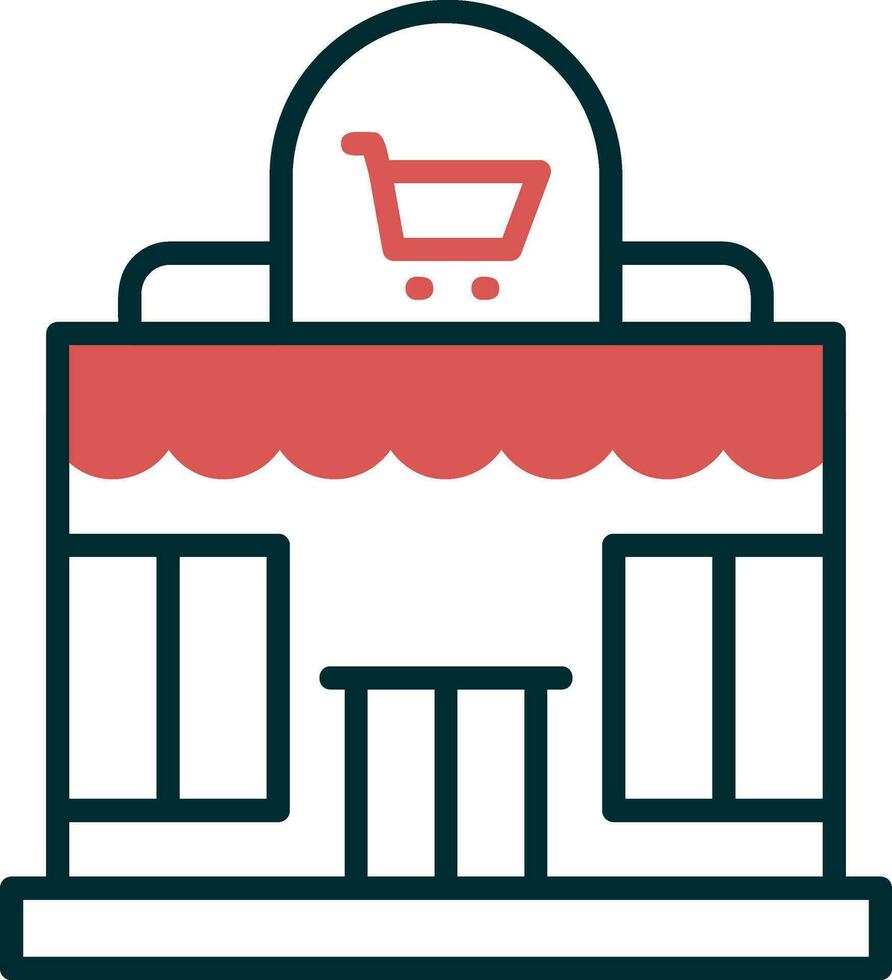 Supermarket Vector Icon