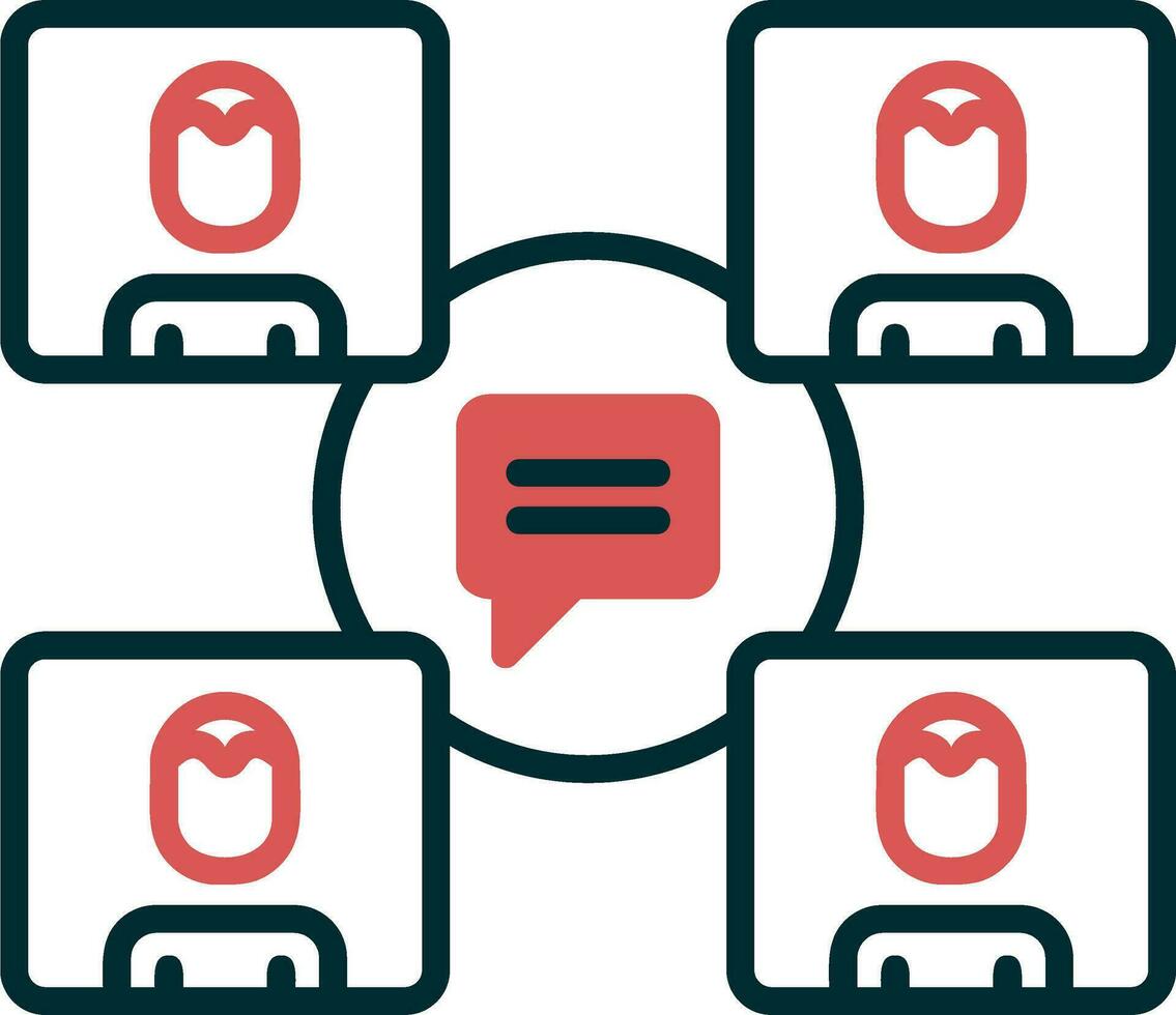 Group Chat Vector Icon