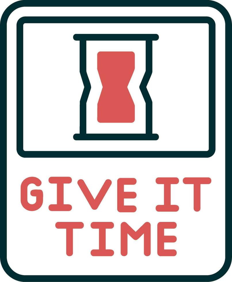 Give It Time Vector Icon