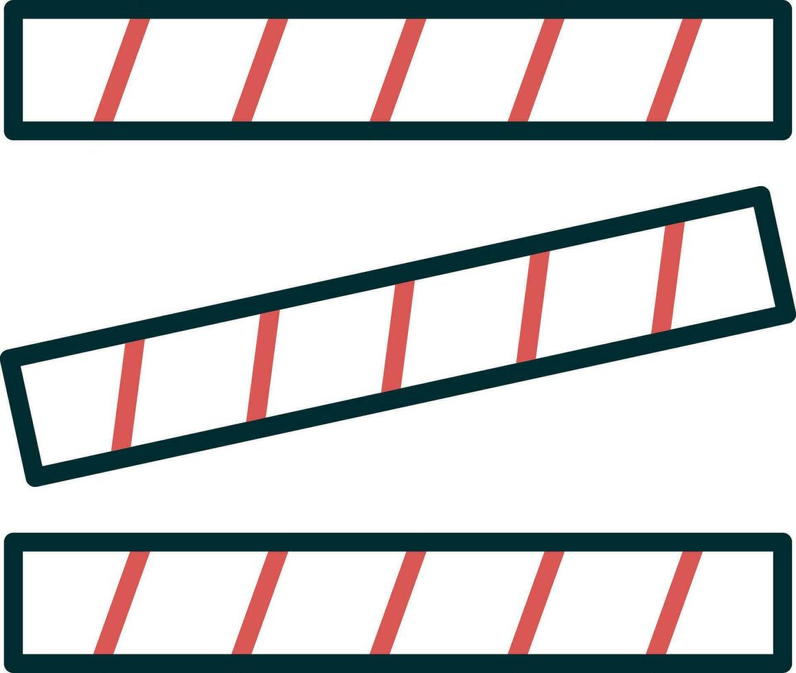 Police Line Vector Icon