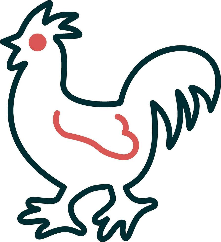 Chicken Vector Icon