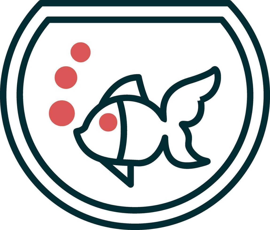 fish bowl Vector Icon