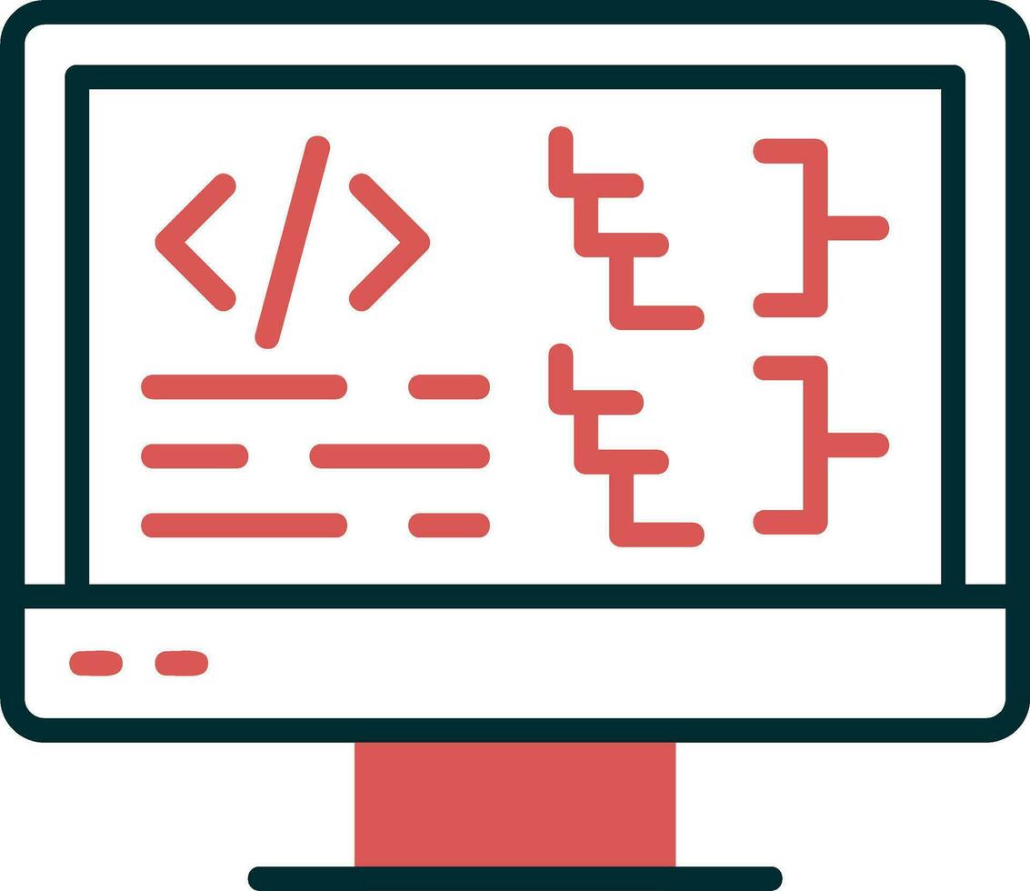 Computer Vector Icon