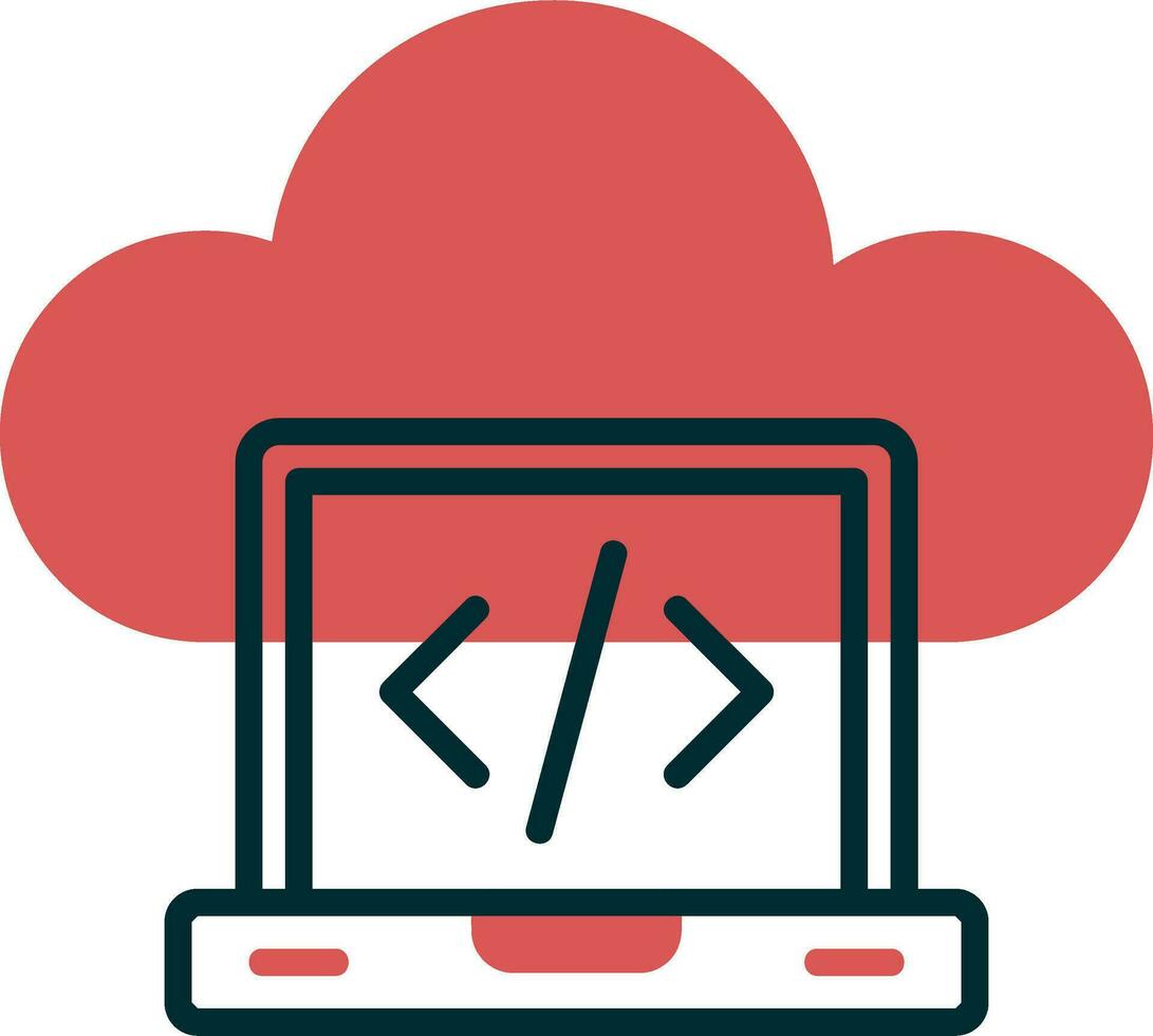 Cloud Computing Vector Icon