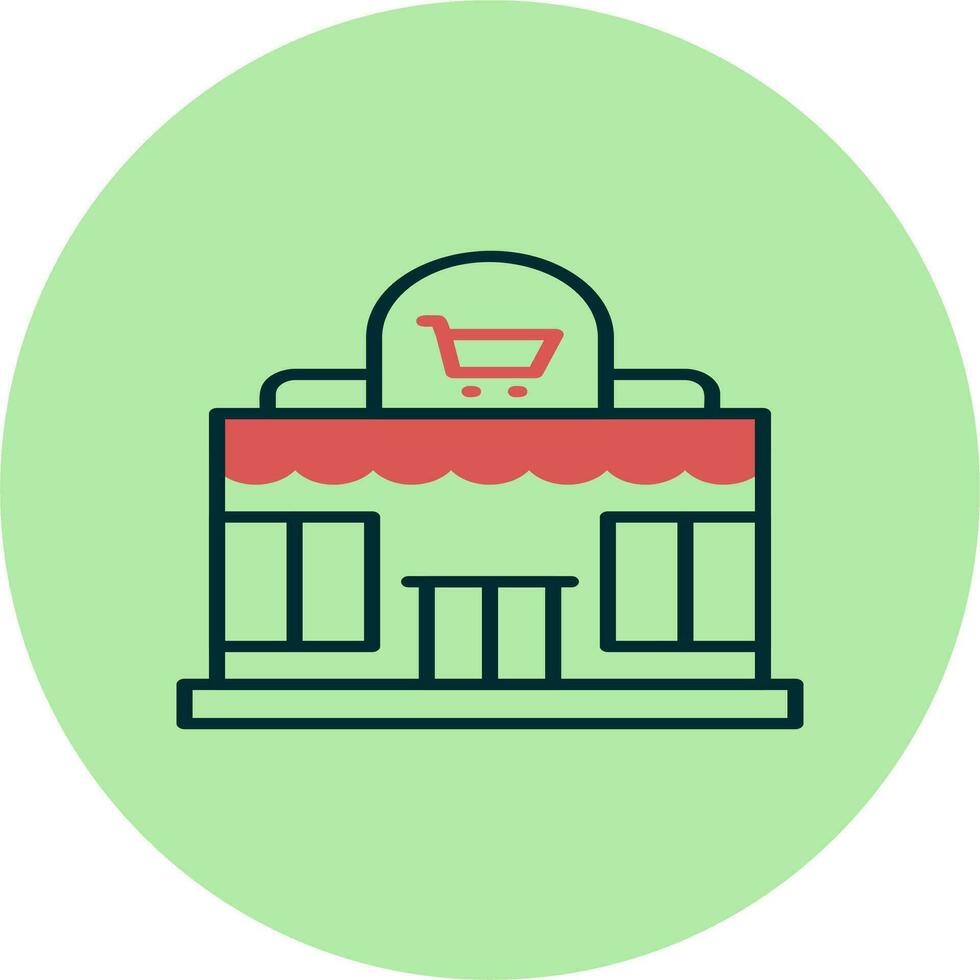 Supermarket Vector Icon