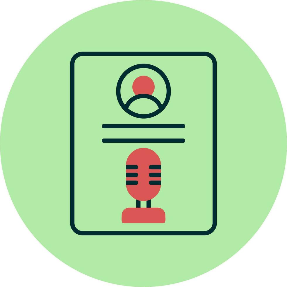 Record Vector Icon