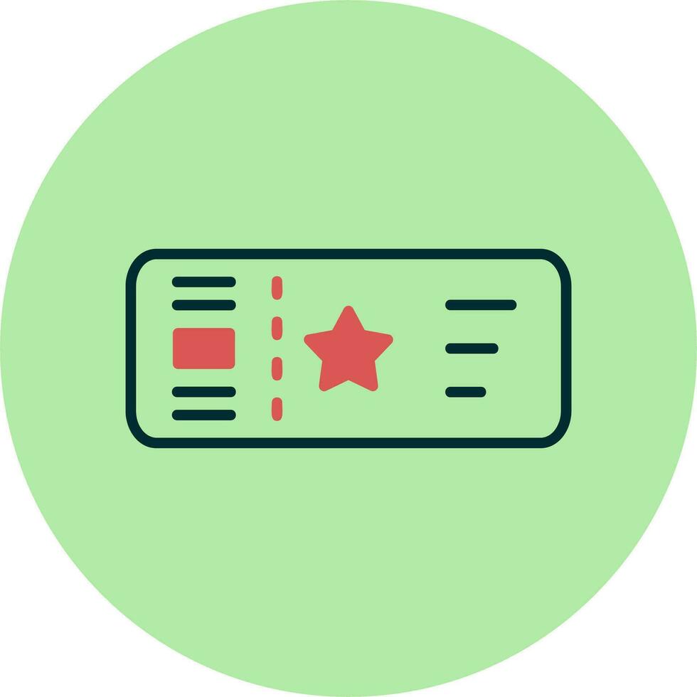 Ticket Vector Icon