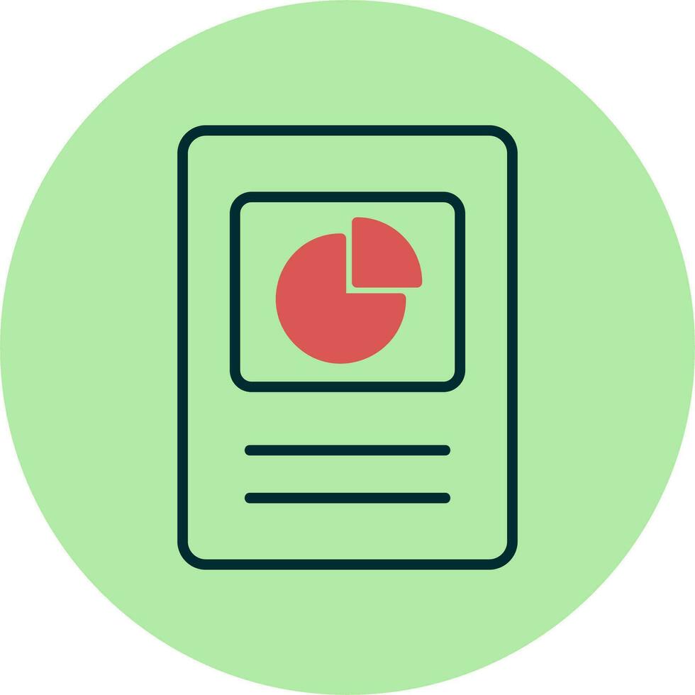 Pie Chart Vector Icon