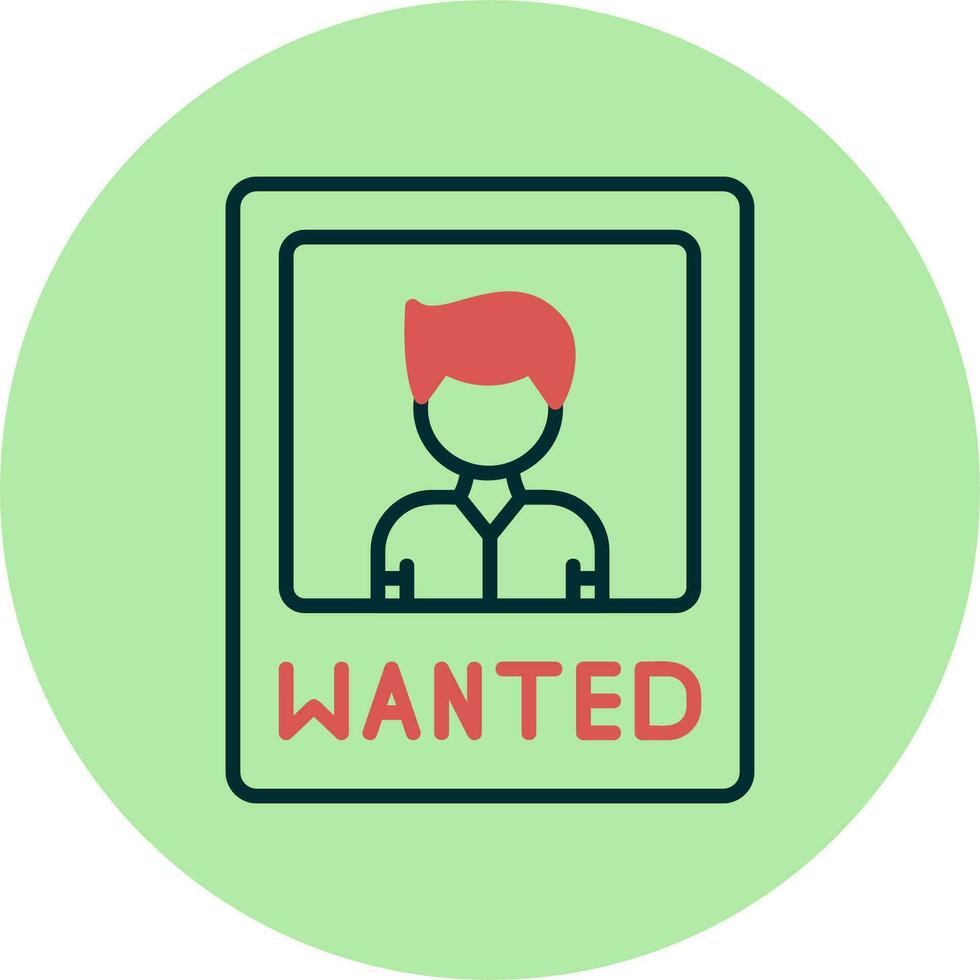 Wanted Vector Icon