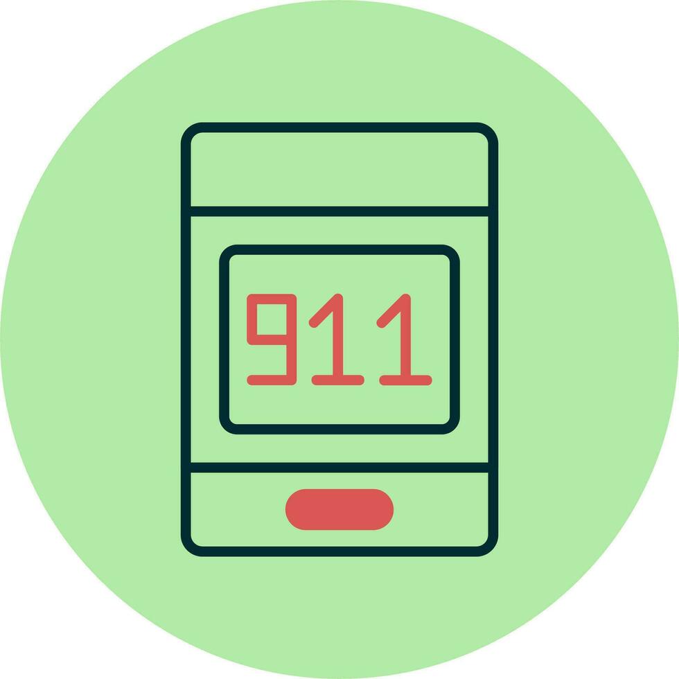 911 Call Vector Icon