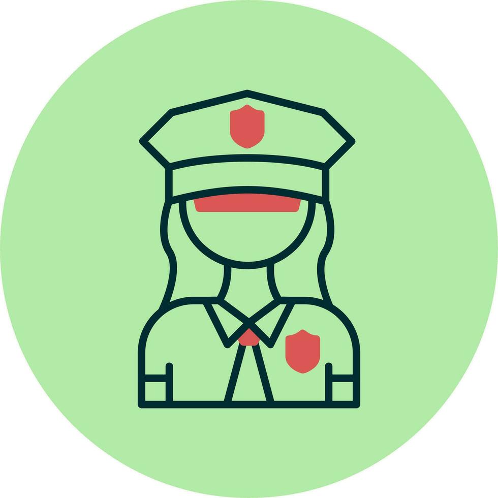 Policewoman Vector Icon