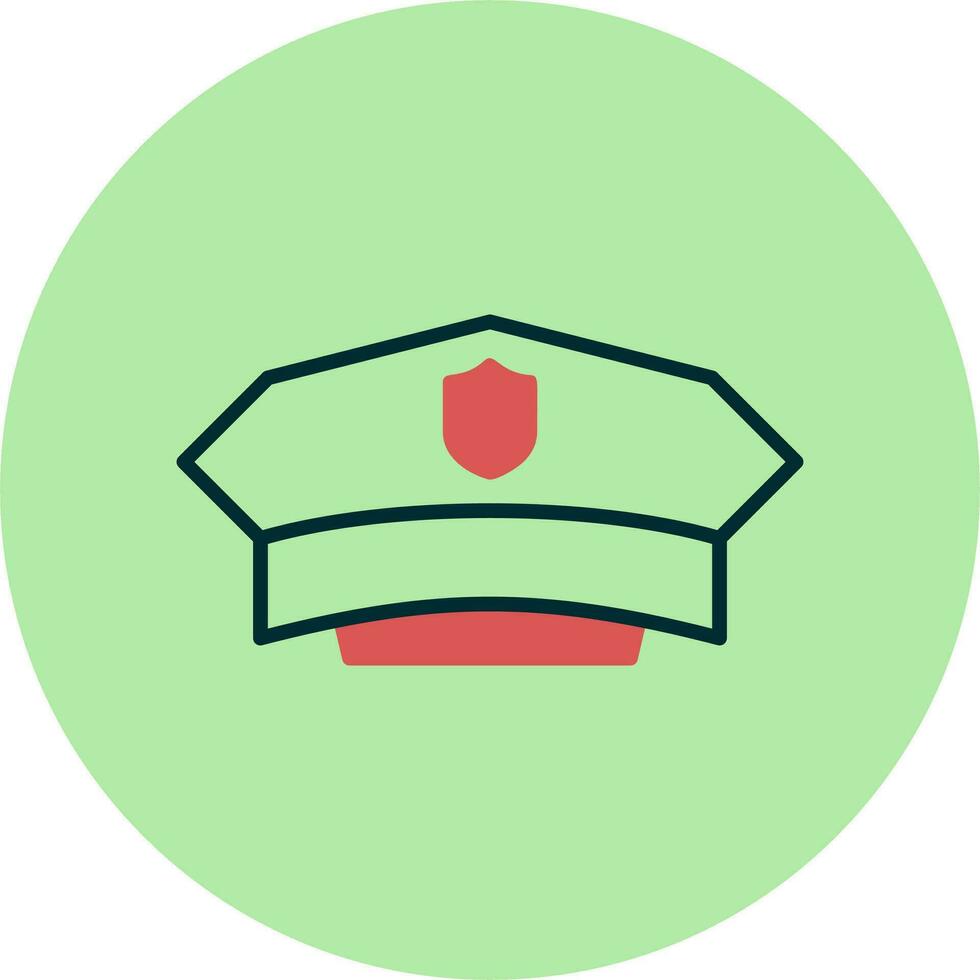 Police Hat Vector Icon