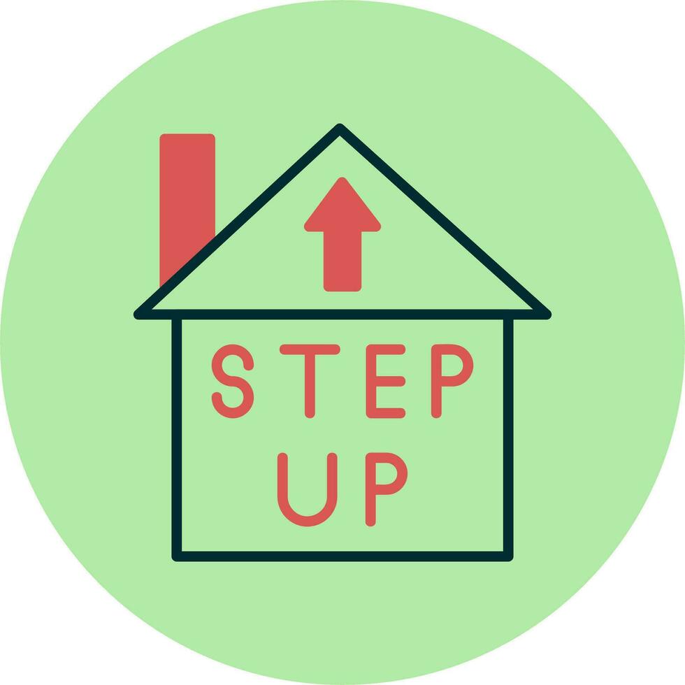 Step Up Vector Icon