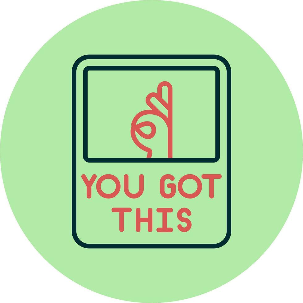 You Got This Vector Icon