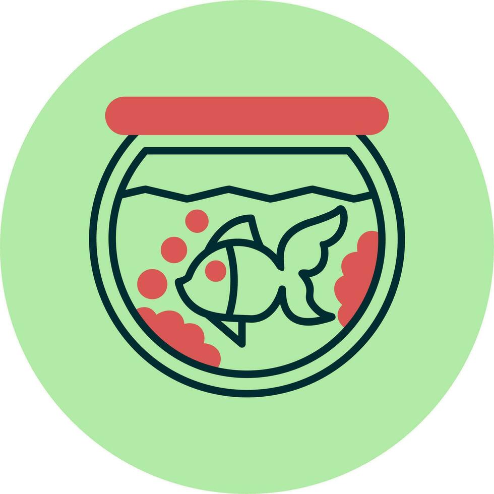 fish bowl Vector Icon